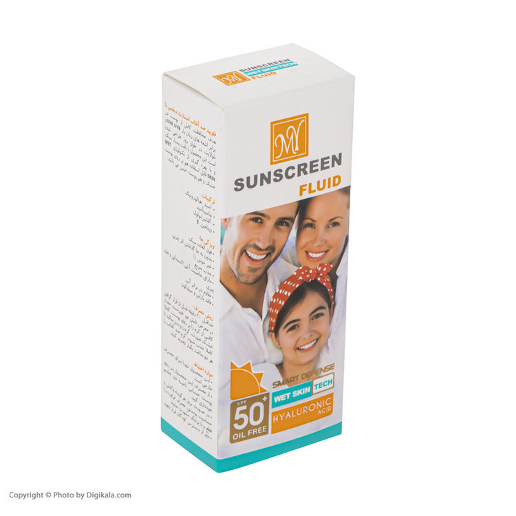 فلوئید ضدآفتاب بیرنگ مای SPF50 مدل Smart Defense مناسب انواع پوست، حجم 50 میلیلیتر