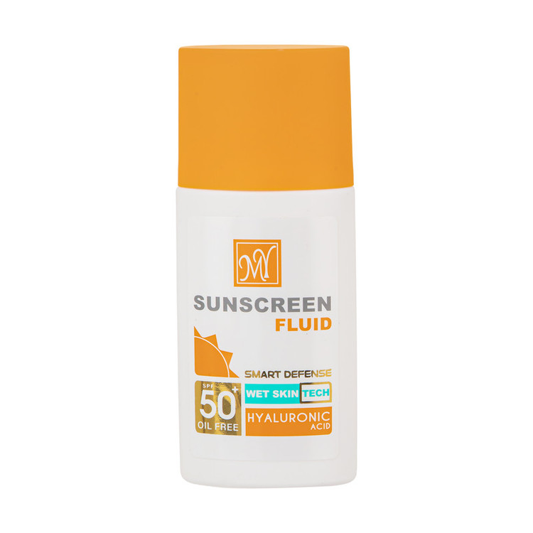 فلوئید ضدآفتاب بیرنگ مای SPF50 مدل Smart Defense مناسب انواع پوست، حجم 50 میلیلیتر