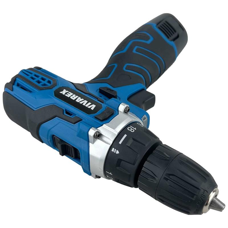 دریل پیچ گوشتی شارژی ویوارکس مدل VR12V-2A-BLUE مجموعه 28 عددی