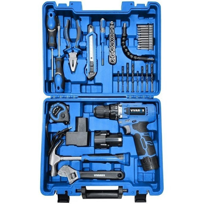 مجموعه 40 عددی دریل پیچ گوشتی شارژی 10 میلی متری 12 ولت ویوارکس مدل VR1240-CDK