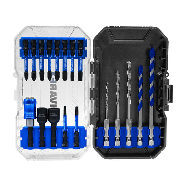 پیچ گوشتی و بیت و مته ویوارکس مدل VR1865-BS مجموعه 18 عددی