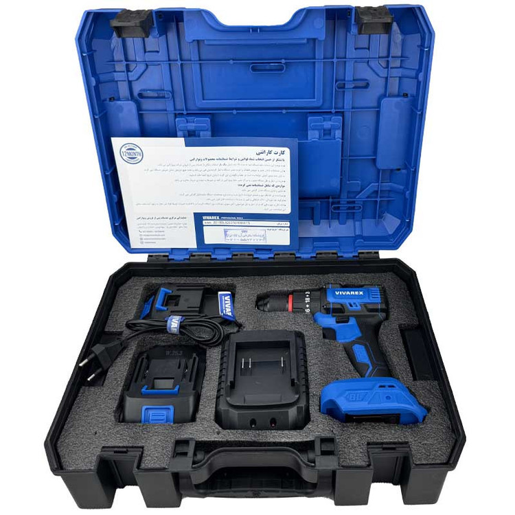پیچ گوشتی شارژی ویوارکس مدل VR 2010 BLX