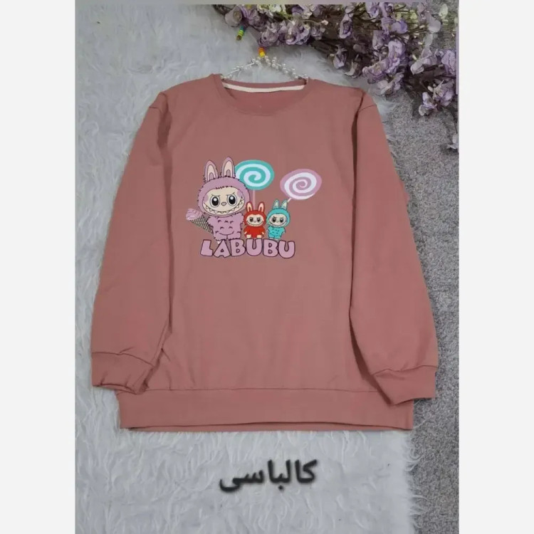 دورس زنانه چاپی لبوبو جنس پنبه ای نرم سایز 38 تا 46