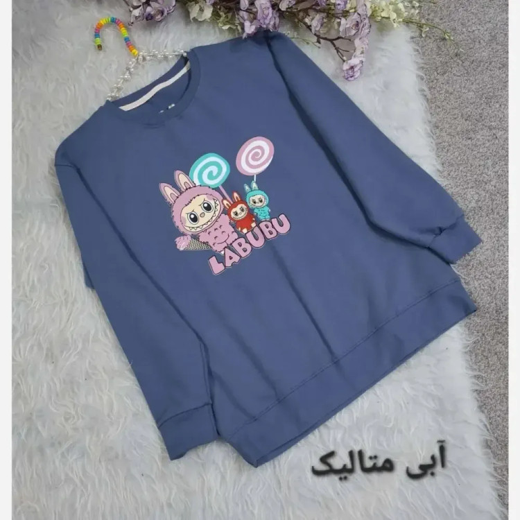 دورس زنانه چاپی لبوبو جنس پنبه ای نرم سایز 38 تا 46