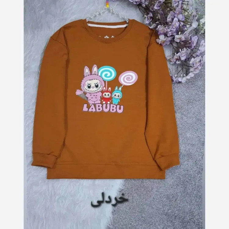 دورس زنانه چاپی لبوبو جنس پنبه ای نرم سایز 38 تا 46