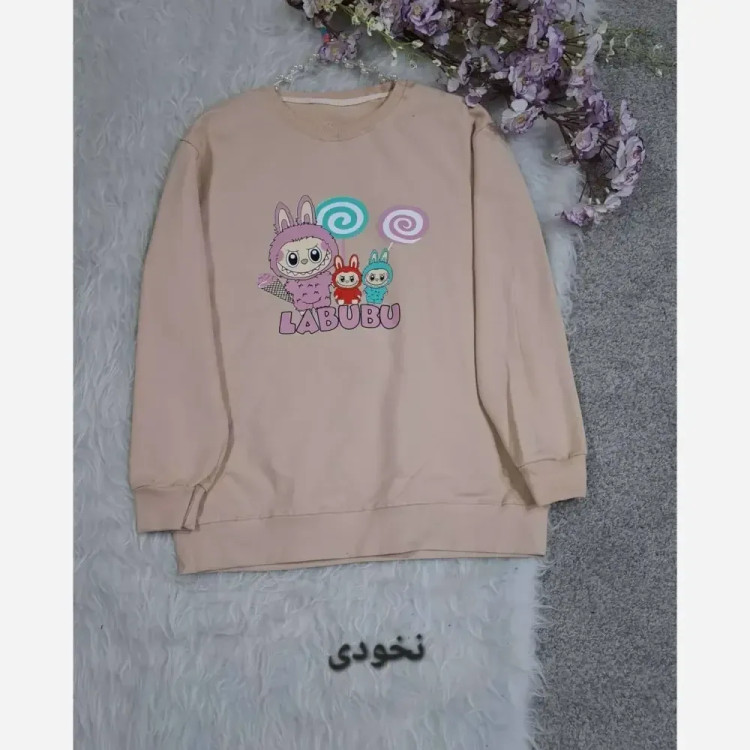 دورس زنانه چاپی لبوبو جنس پنبه ای نرم سایز 38 تا 46