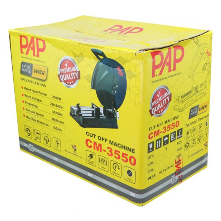 اره پروفیل بر پی ای پی مدل 2400 وات کد CM3550