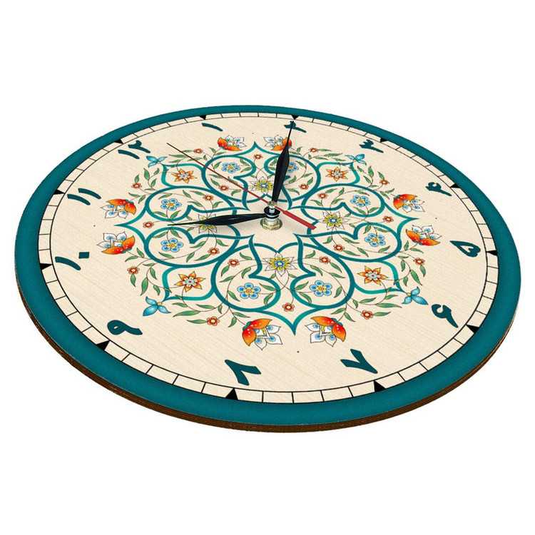 ساعت دیواری طرح گل کد 1373f
