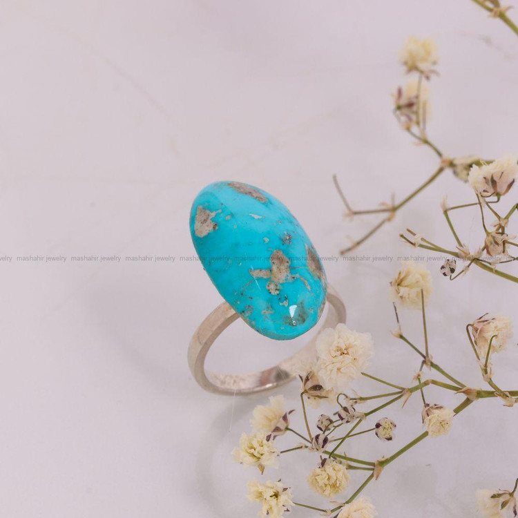 انگشتر فیروزه شجری زنانه کد 7586