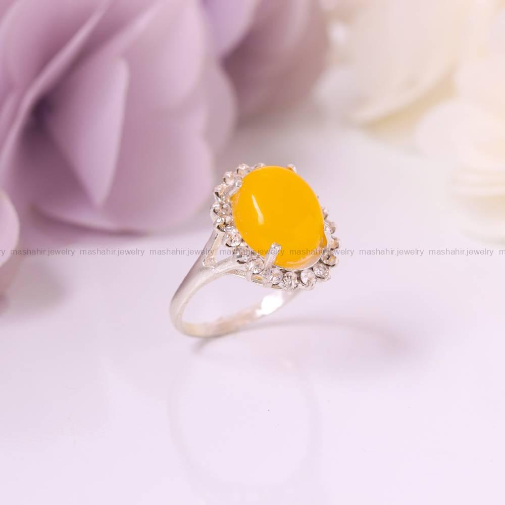 انگشتر شرف الشمس زنانه کد 5431