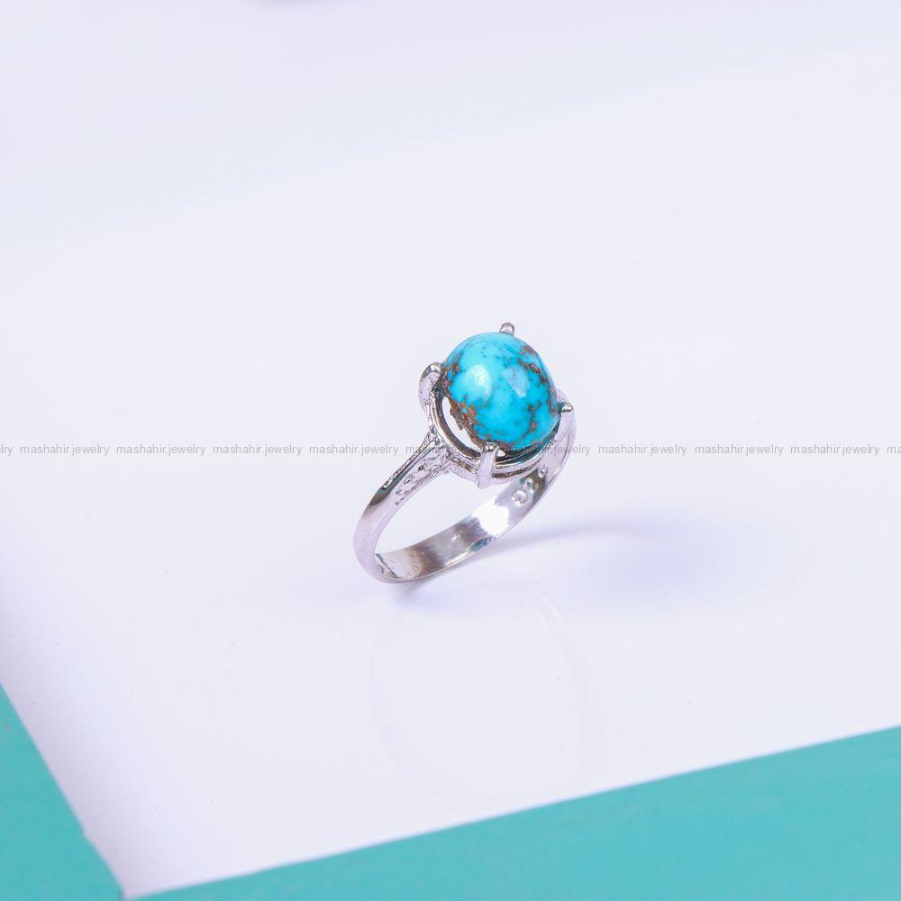 انگشتر فیروزه شجری زنانه کد 10245