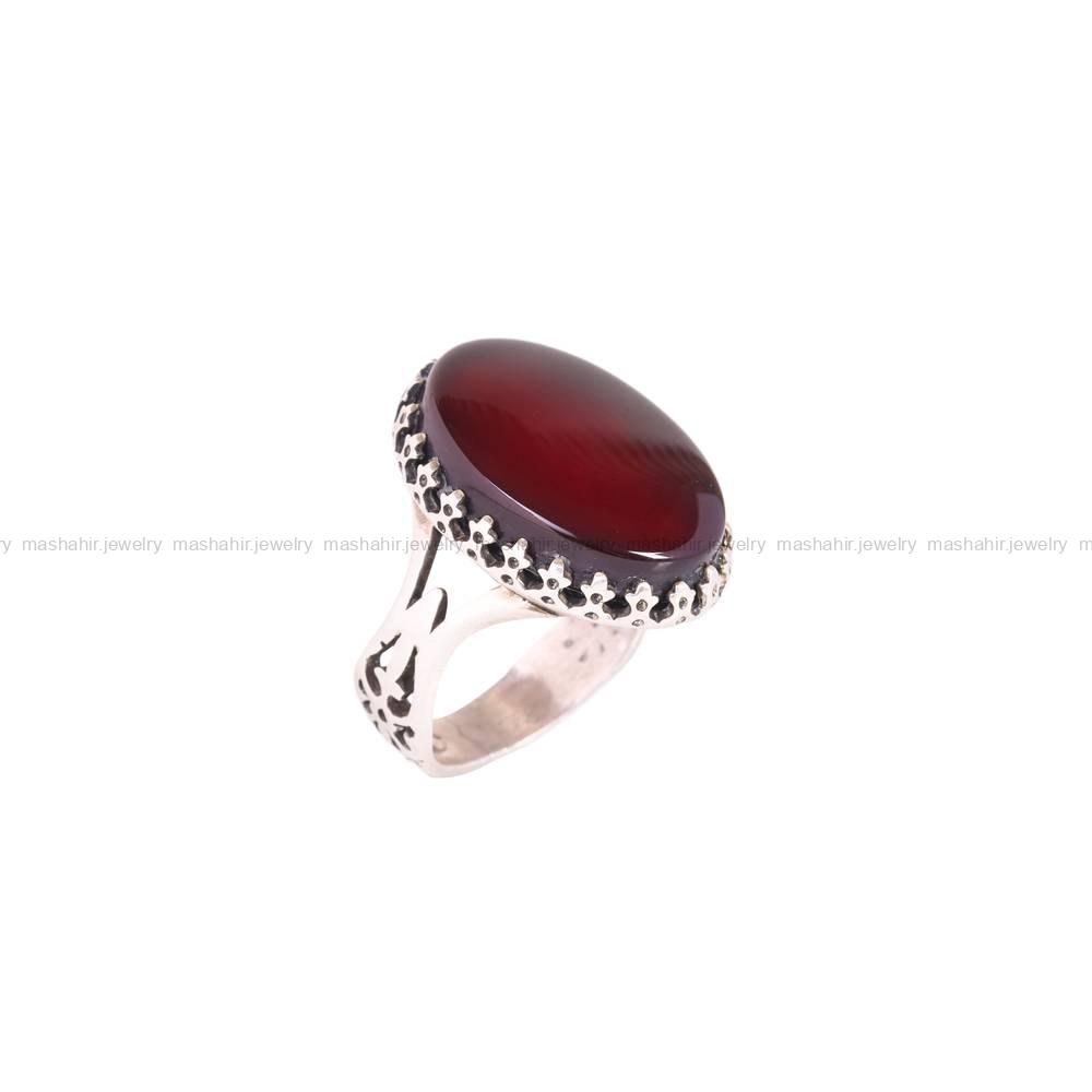 انگشتر عقیق مردانه کد 5467