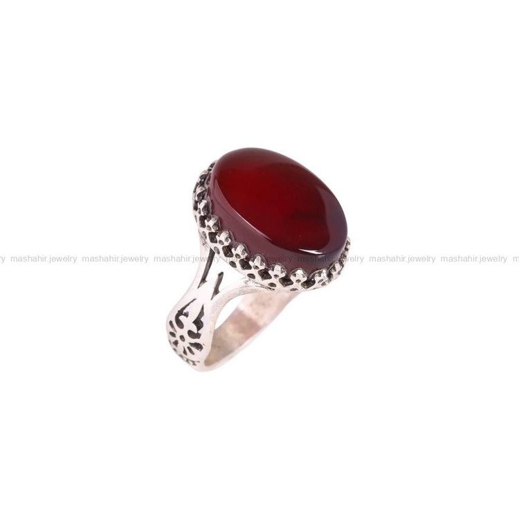 انگشتر عقیق مردانه کد 5469