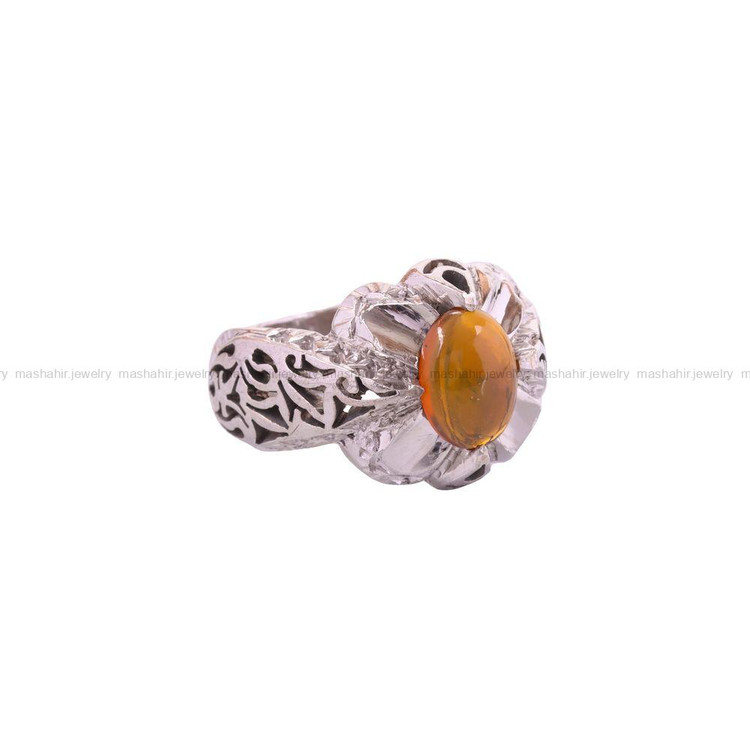 انگشتر اوپال مردانه کد 3553