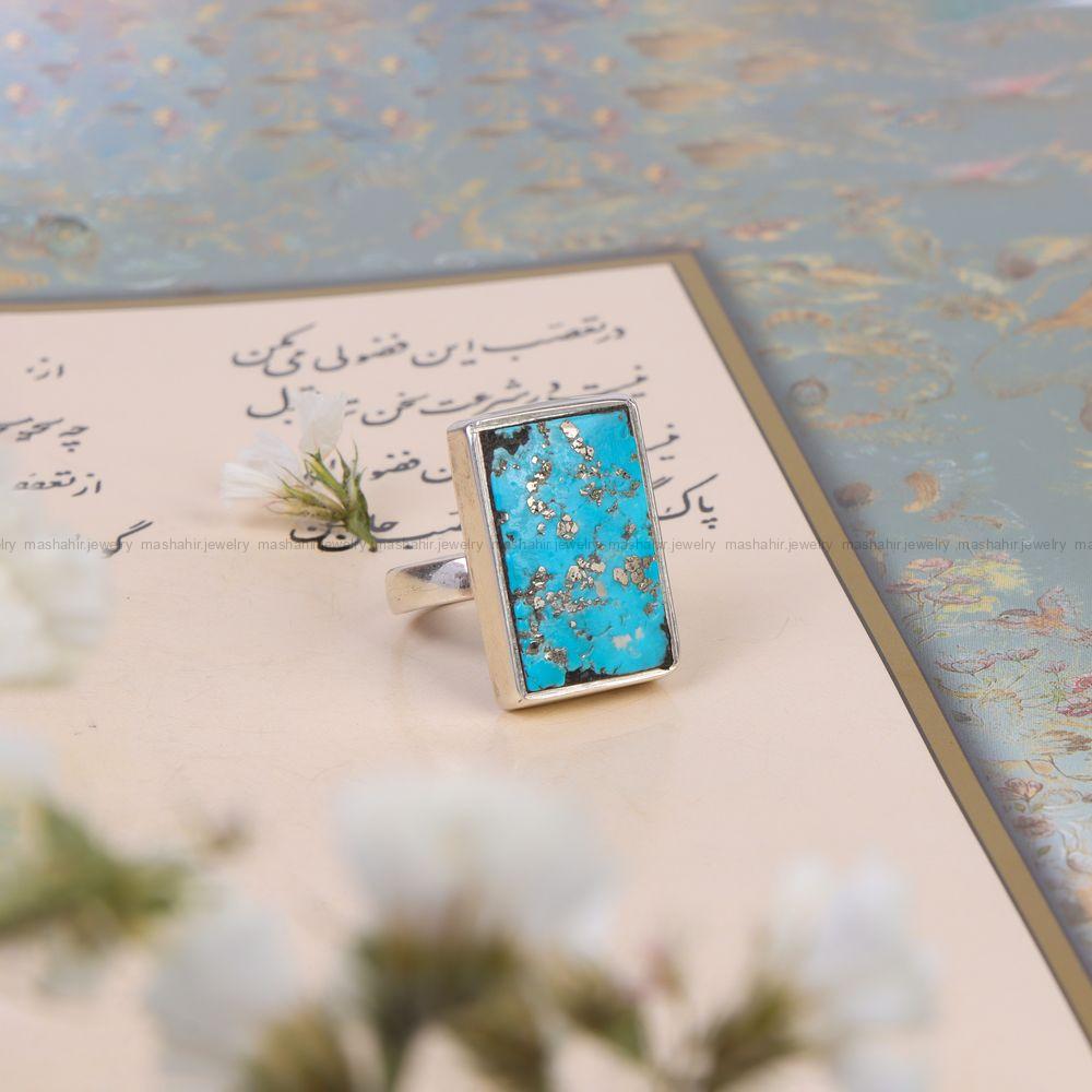 انگشتر فیروزه شجری زنانه کد 10524