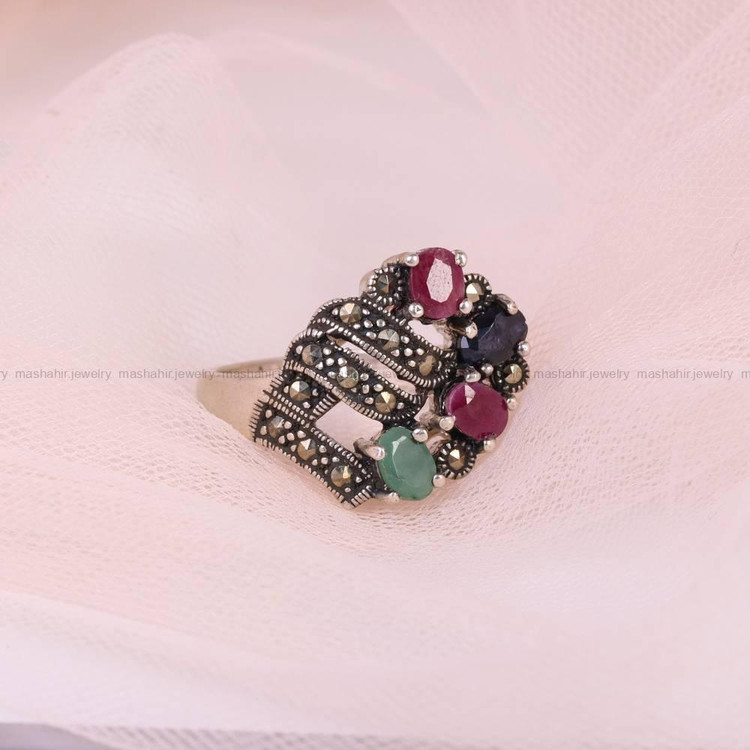 انگشتر میکس زنانه کد 5587