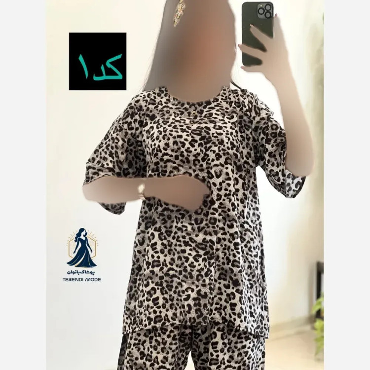 ست شومیز شلوار گلدار جنس نخ خارجی (2)