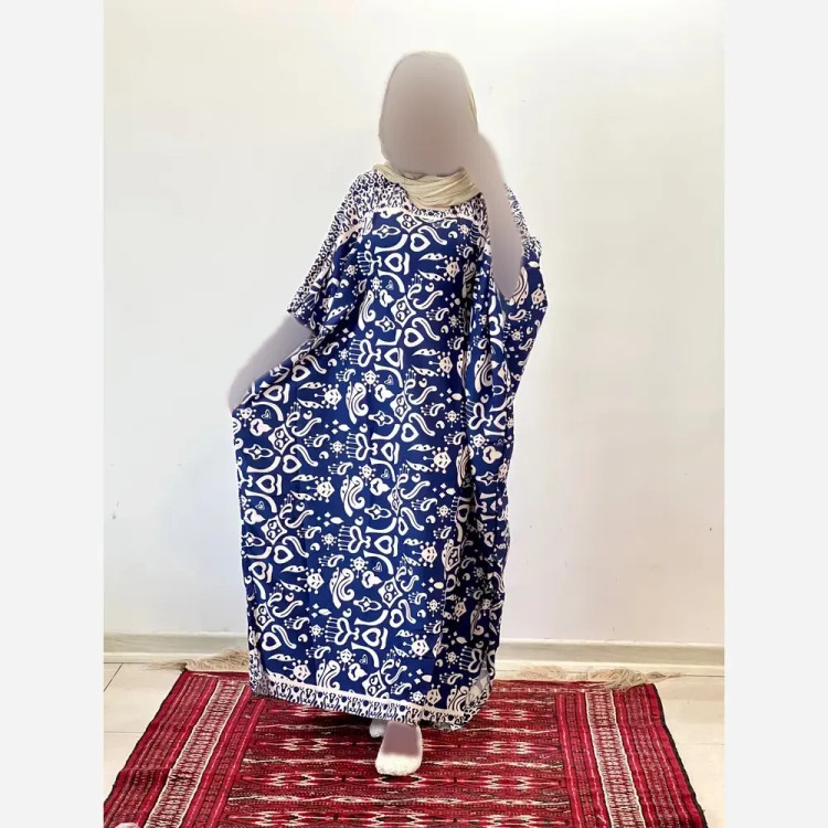 ساحلی خفاشی بوگاتی کرپ نخ فری سایز 38 تا 50 قد 135