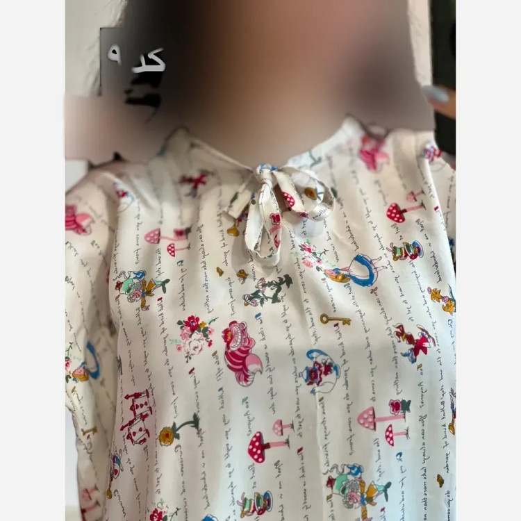 تیشرت نخی دلربا فری سایز زنانه خنک و لطیف (2)