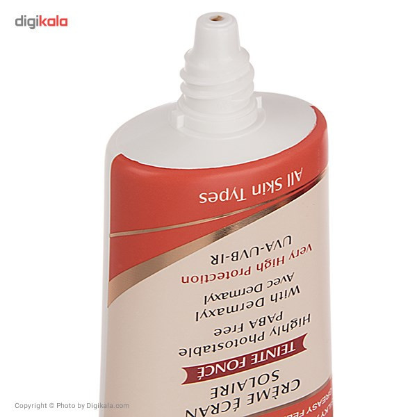 کرم ضد آفتاب رنگی الارو مدل SPF50 محافظ UVA ،UVB، ضد چروک، مناسب انواع پوست تحت لیسانس حجم 50 میلیلیتر