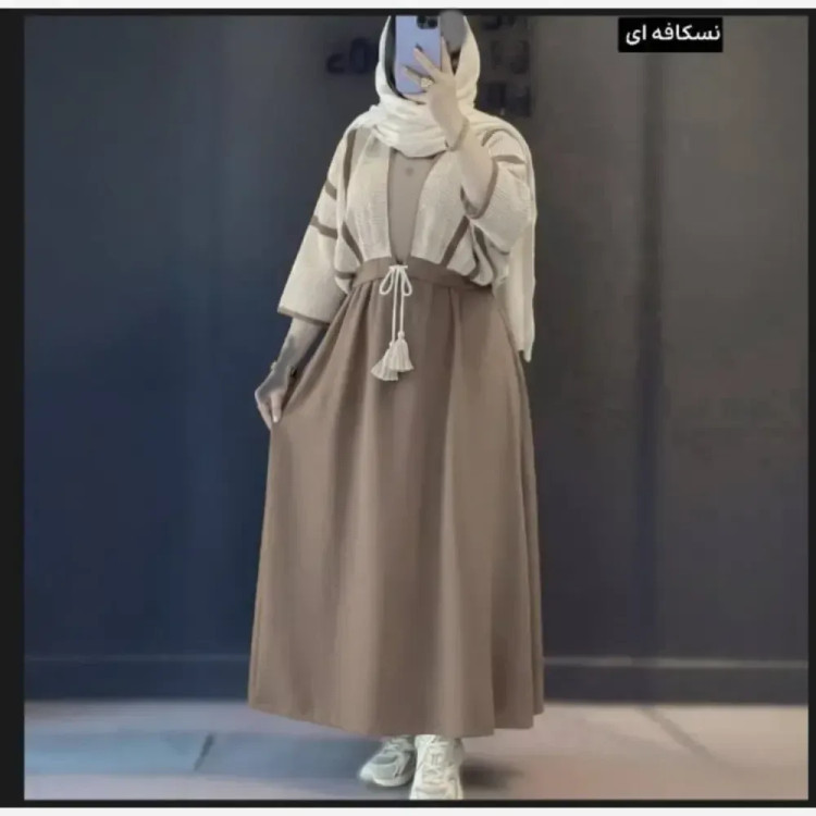 ست سارافون شانتون و کراپ لنین فری سایز