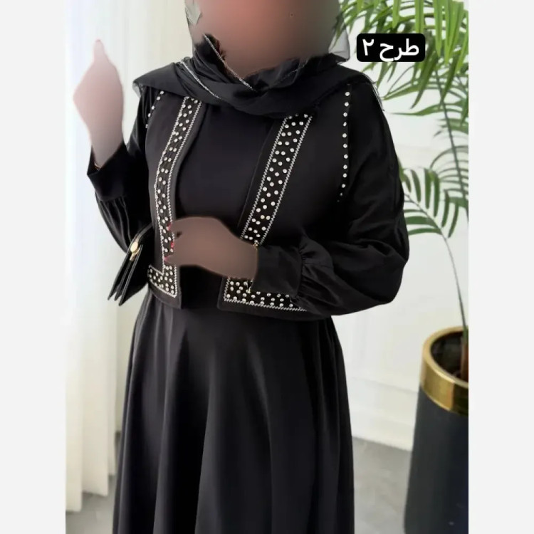پیراهن پرچین و جلیغه مازراتی و الیزه فری سایز مناسب 38 تا 46