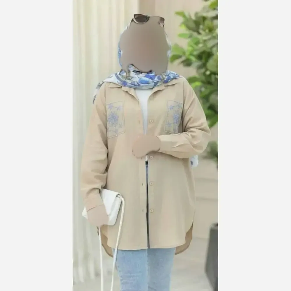 تونیک مانتویی لنین آنزیم شده درجه یک فری سایز سبز روشن و تیره