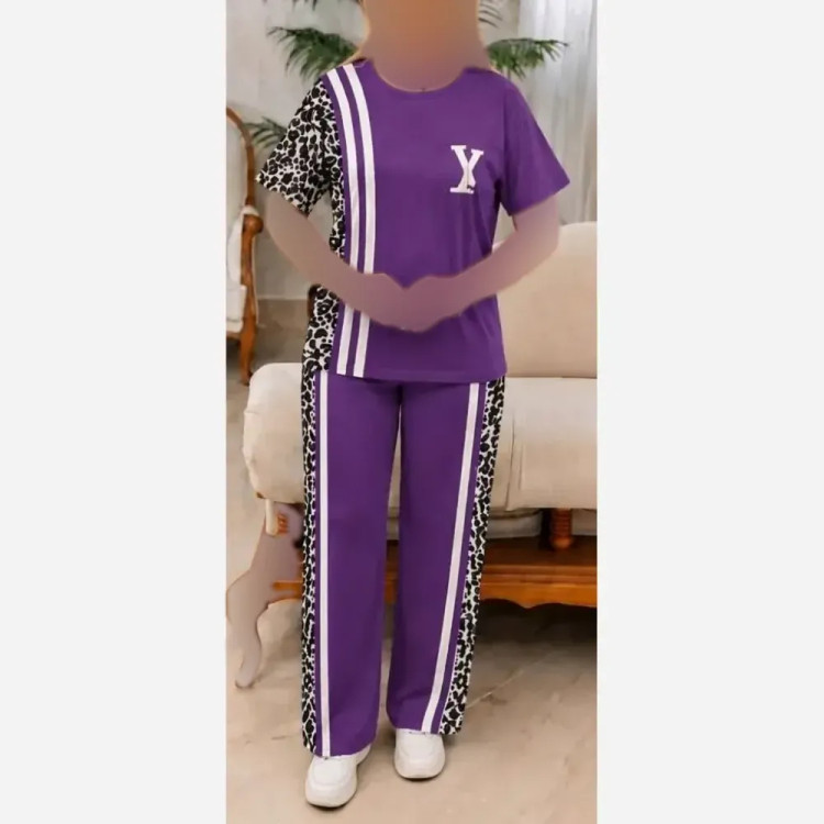تیشرت شلوار مدل ترانه پنبه ای فری سایز