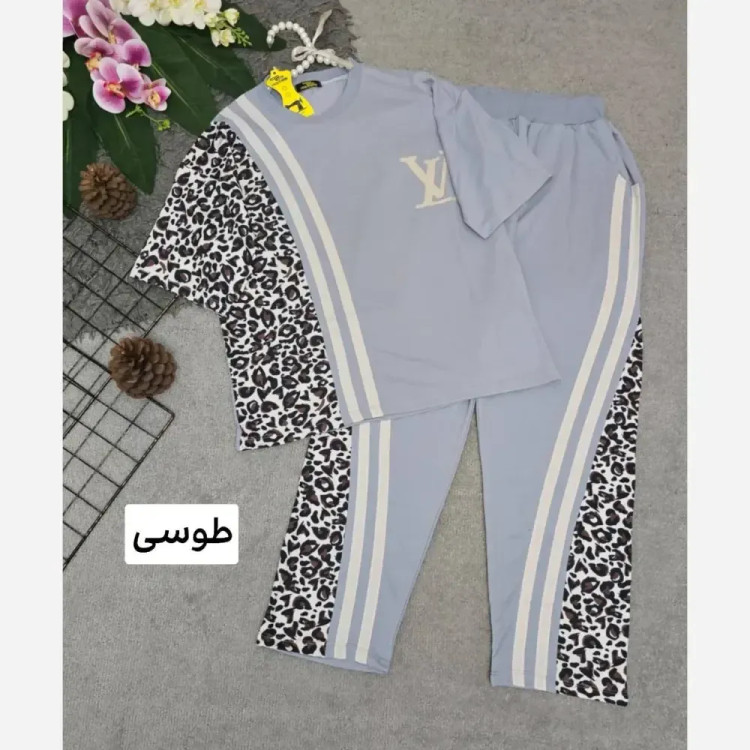 تیشرت شلوار مدل ترانه پنبه ای فری سایز