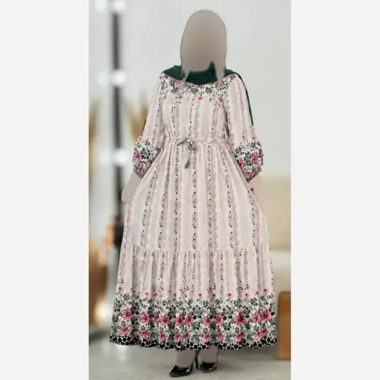 لباس ساحلی زنانه مدل سرو جنس بوگاتی فری سایز شیک و مجلسی
