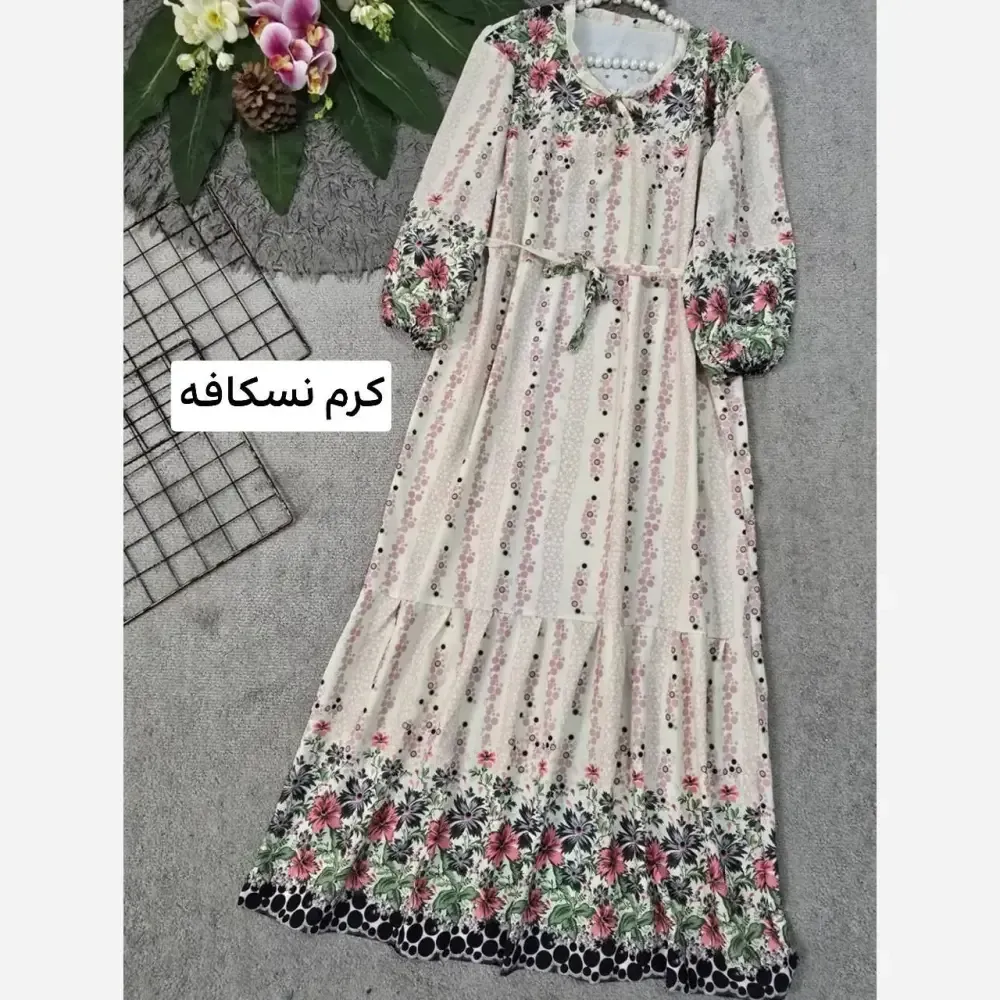 لباس ساحلی زنانه مدل سرو جنس بوگاتی فری سایز شیک و مجلسی