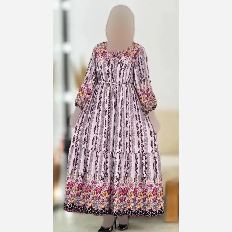 لباس ساحلی زنانه مدل سرو جنس بوگاتی فری سایز شیک و مجلسی