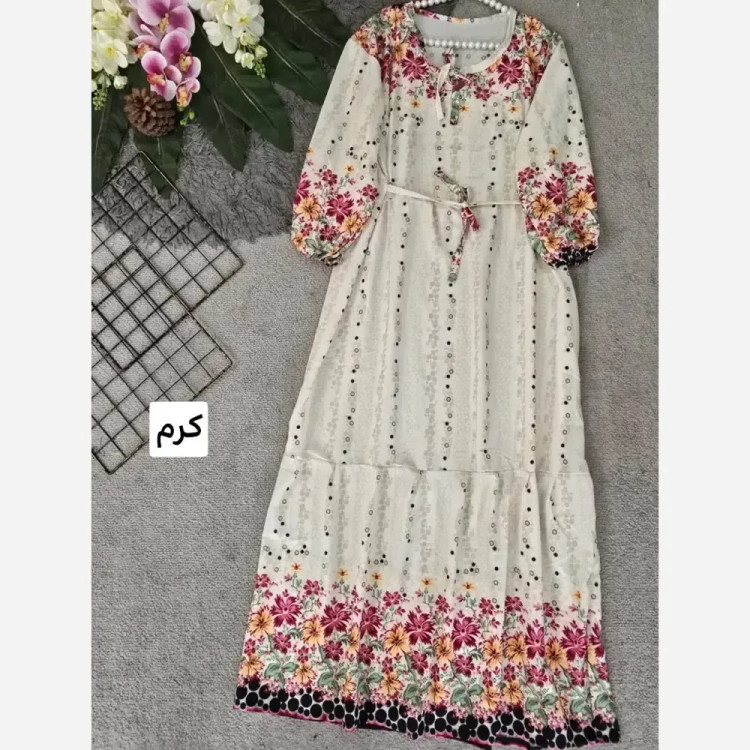 لباس ساحلی زنانه مدل سرو جنس بوگاتی فری سایز شیک و مجلسی