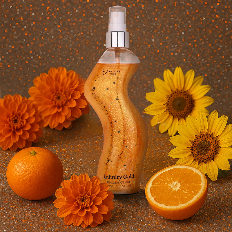 بادی اسپلش زنانه ژک ساف مدل Infinity Gold حجم 250 میلی لیتر