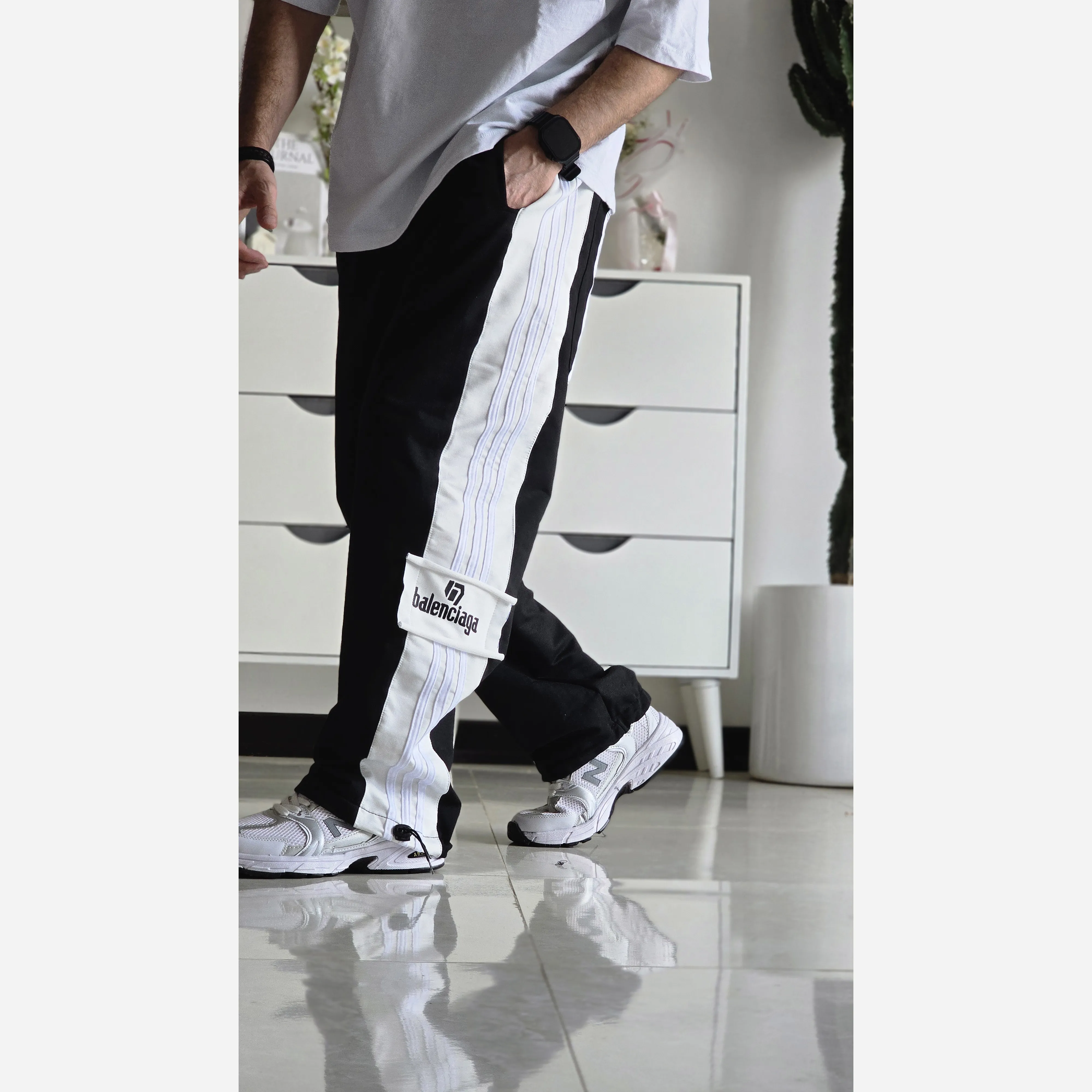 شلوار اسلش بگ بالنسیاگا دمپا گت دار