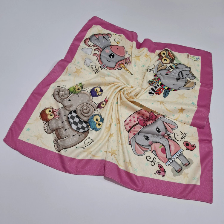 روسری بچگونه طرحدار