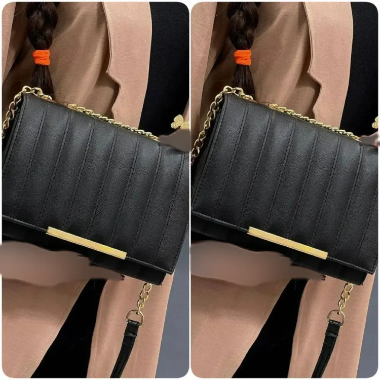 کیف لنسر چرم مشکی کیفیت اصلی اندازه 23 در 14 سانت (2)