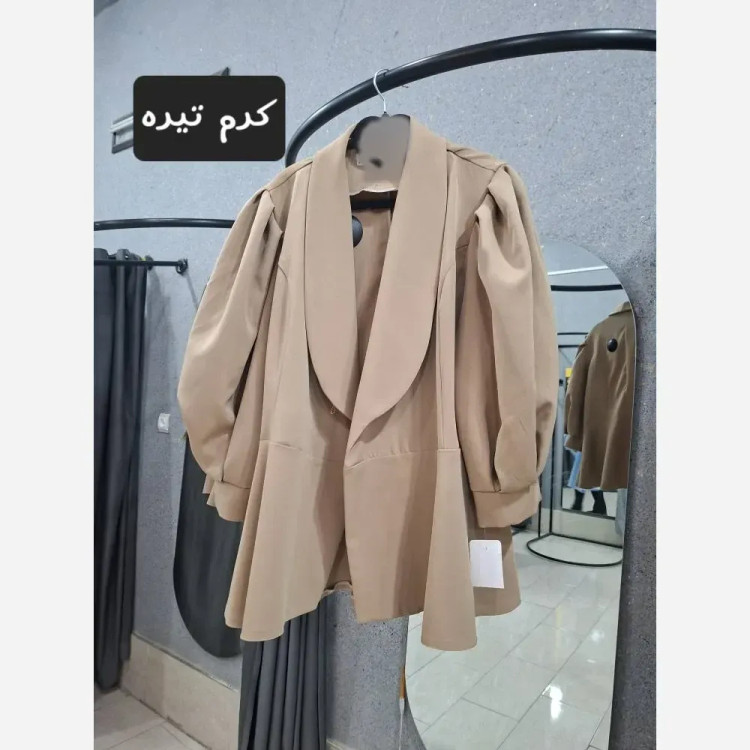 کت زنانه مازراتی کمربند دار مدل صوفیا