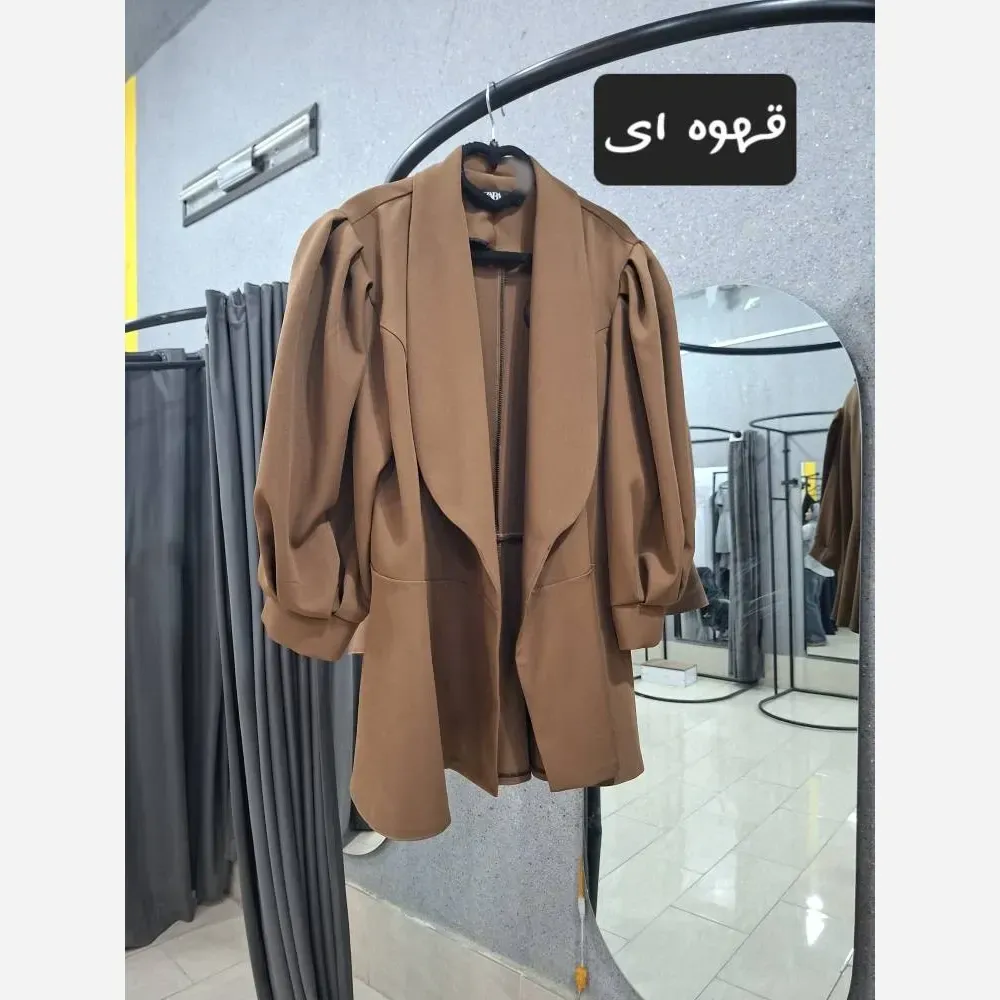 کت زنانه مازراتی کمربند دار مدل صوفیا