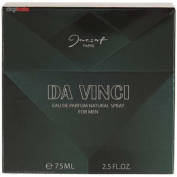 ادو پرفیوم مردانه ژک ساف مدل Da Vinci حجم 75 میلی لیتر