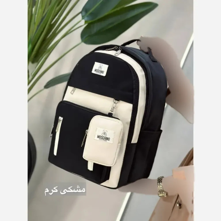 کوله پشتی همتا جنس دیبا ضد آب اسپرت مشکی