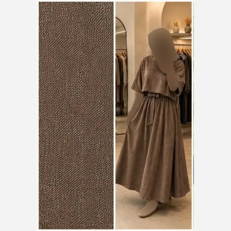 شنل سارافون زنانه مدل آنا جنس شانتون کتان سایز 38 تا 46