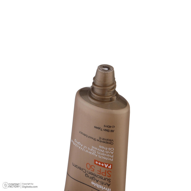 کرم ضدآفتاب بدون رنگ پرایم مدل Anti Aging SPF50، حجم 40 میلیلیتر