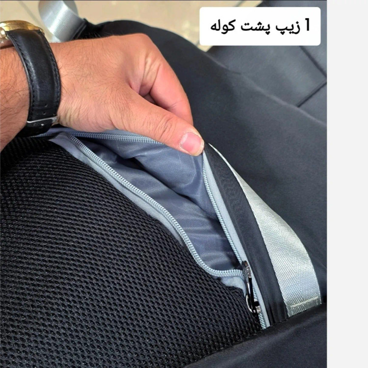 کوله پشتی اسپرت جادار ضدآب پارچه ریپس خارجی