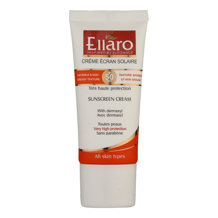 ضد آفتاب بدون رنگ الارو مدل SPF50 محافظ UVA ،UVB، ضد چروک، مناسب انواع پوست تحت لیسانس حجم 50 میلیلیتر