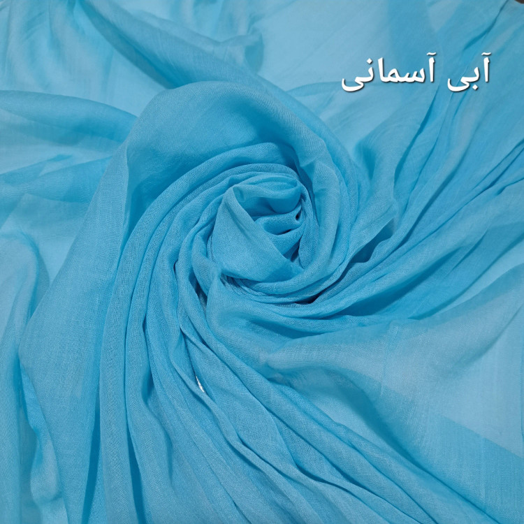 شال نخی سوپر نخ گیاهی ساده ابعاد 200 در 80 مناسب بهار و تابستان