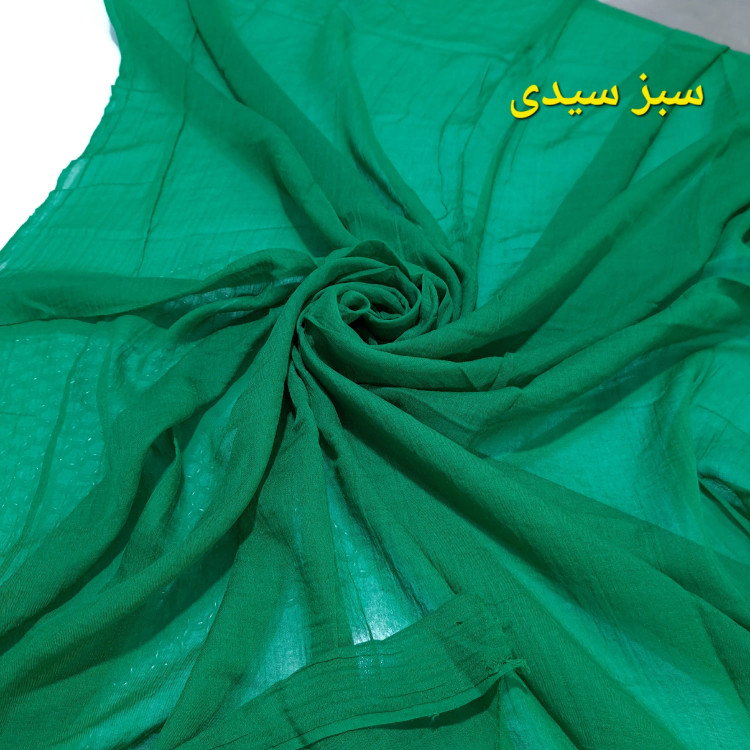 شال نخی سوپر نخ گیاهی ساده ابعاد 200 در 80 مناسب بهار و تابستان