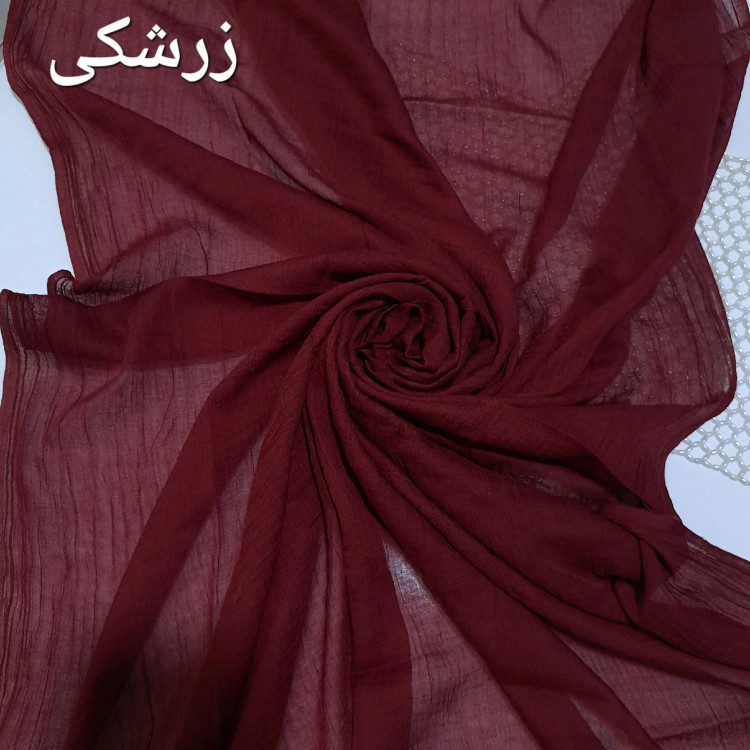 شال نخی سوپر نخ گیاهی ساده ابعاد 200 در 80 مناسب بهار و تابستان