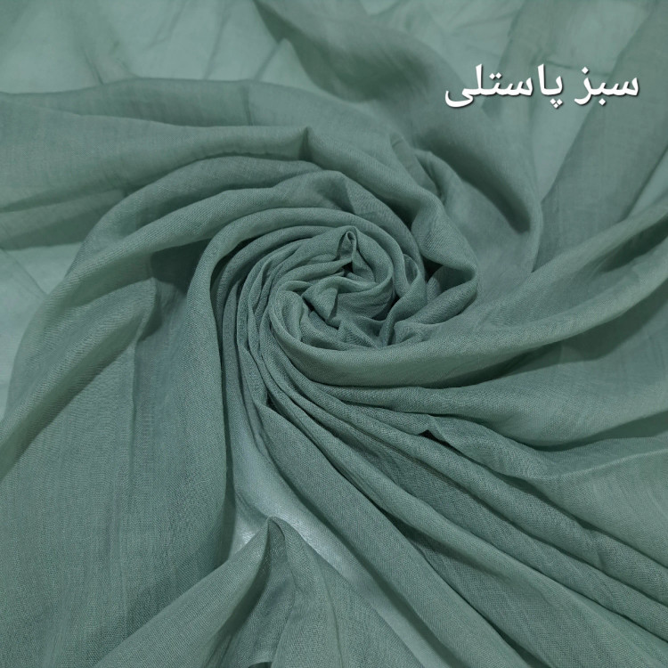 شال نخی سوپر نخ گیاهی ساده ابعاد 200 در 80 مناسب بهار و تابستان