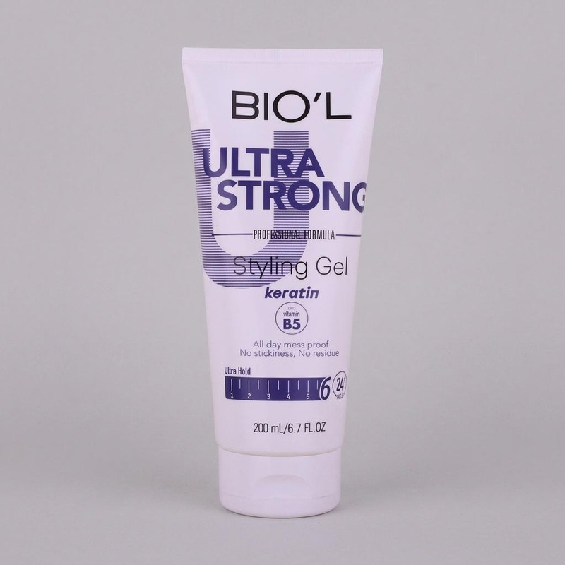 ژل حالت دهنده مو بیول مدل ULTRA STRONG حجم 200 میلی لیتر